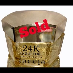 Faccia 24k Gold Foil Moisturizer 50g NEW In Box